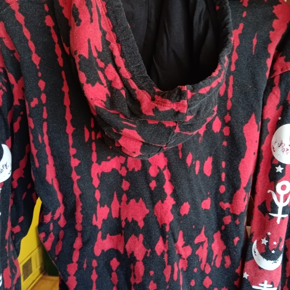 Hot Topic ❤️ Midnight Hour cropped Hoodie. L - Picture 9 of 11